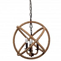 люстра foucault's orb rustic iron бежевая, коричневая в Благовещенске