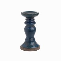 подсвечник синий фигурный blue, 22 см в Благовещенске