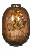 ваза настольная fresco brown butterfly в Благовещенске