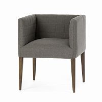 кресло penelope dining chair серое в Благовещенске