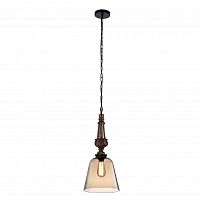 подвесной светильник crystal lux deco sp1 a amber в Благовещенске