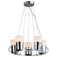 подвесная люстра arte lamp brooklyn a9484sp-5cc хром в Благовещенске