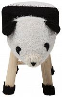 kare design пуф panda, коллекция "панда" 40*35*27, полиэстер, полиуретан, сосна, белый в Благовещенске