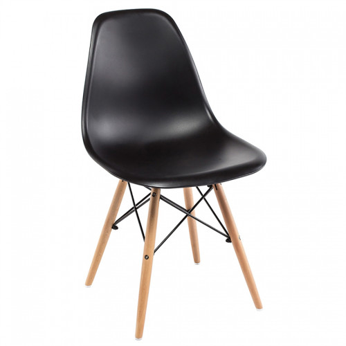 стул деревянный eames pc-015 black в Благовещенске