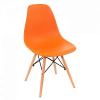 стул деревянный eames pc-015 оранжевый в Благовещенске