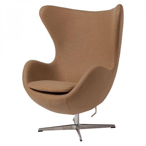 кресло egg chair темно-бежевое в Благовещенске