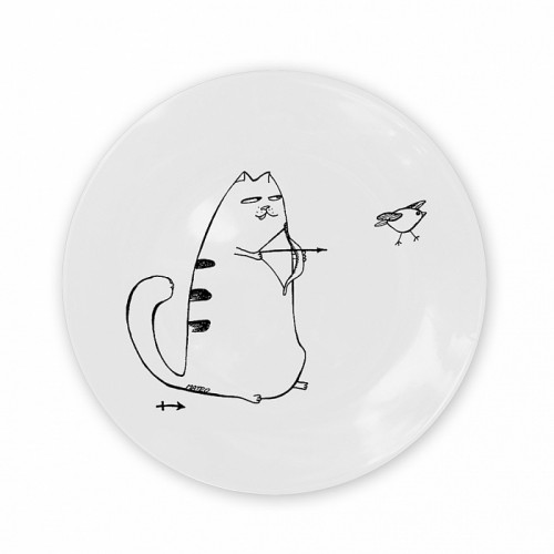 тарелка кот-стрелец в Благовещенске