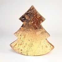 украшение новогоднее ель золотая golden tree, 23х23х2,5 см в Благовещенске