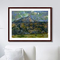 картина: mont sainte-victoire, 1906г. в Благовещенске