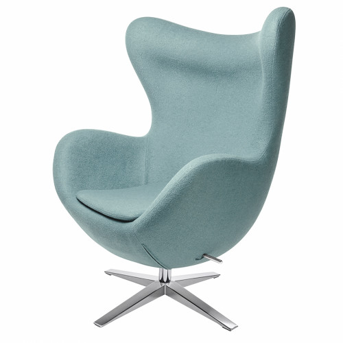 кресло egg chair светло-голубое в Благовещенске