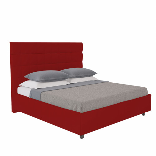 кровать двуспальная 160х200 краснаяshining modern в Благовещенске