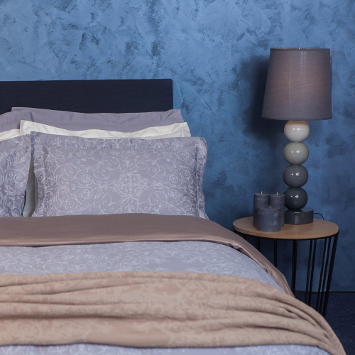 комплект постельного белья decoflux сатин семейный versaille grey в Благовещенске