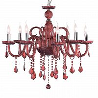 подвесная люстра ideal lux giudecca sp8 rosso в Благовещенске