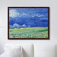 картина: wheatfields under thunderclouds, 1890г. в Благовещенске