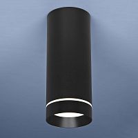 потолочный светодиодный светильник elektrostandard dlr022 12w 4200k черный матовый 4690389102967 в Благовещенске
