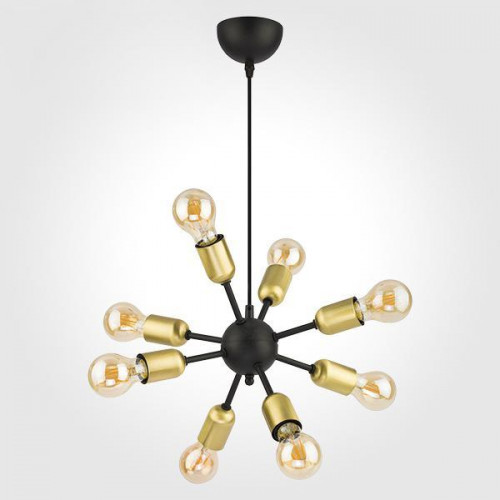 подвесная люстра tk lighting 1468 estrella black в Благовещенске