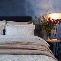 комплект постельного белья decoflux сатин евро victoria ivory в Благовещенске