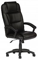 компьютерное кресло tetchair бергамо (крестовина пластик, обивка кож/зам) для руководителя в Благовещенске