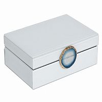 шкатулка для украшений белая 20x7,5x14 см в Благовещенске