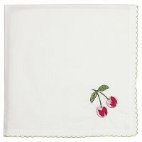 салфетка cherry red w/embroidery в Благовещенске