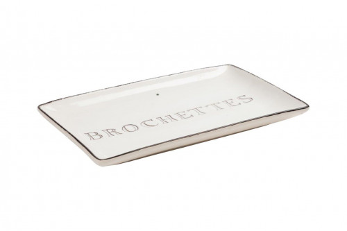 декоративное блюдо brochettes white в Благовещенске
