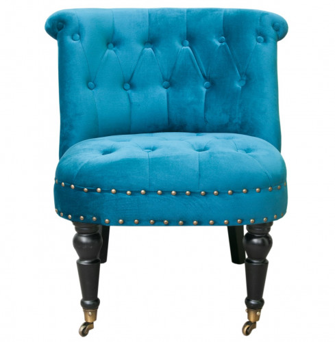 низкое кресло aviana blue velvet в Благовещенске