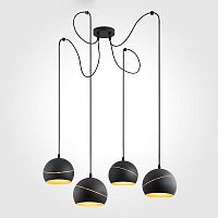 подвесная люстра tk lighting 2221 yoda black orbit в Благовещенске