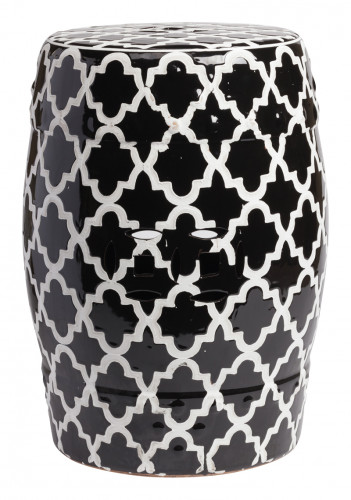 керамический столик-табурет istanbul stool black в Благовещенске
