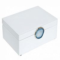 шкатулка для украшений белая 28x10x20 см в Благовещенске