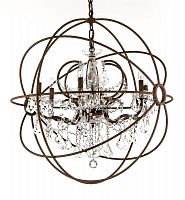 люстра foucault's orb crystal d75 антик (темная) коричневая в Благовещенске