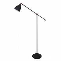 торшер arte lamp braccio a2054pn-1bk в Благовещенске