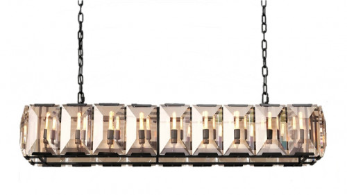 люстра harlow l130 черное основание, прозрачное стекло в Благовещенске