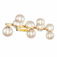 потолочная люстра maytoni dallas mod547wl-09g янтарная в Благовещенске