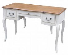 письменный стол mobilier de maison белый, коричневый в Благовещенске