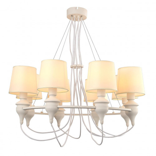 подвесная люстра arte lamp sergio a3326lm-8wh в Благовещенске