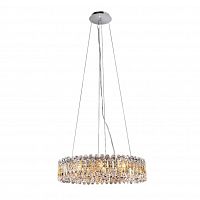 подвесная люстра crystal lux lirica sp10 d610 chrome в Благовещенске