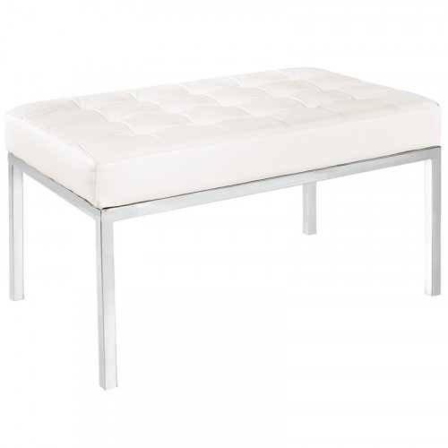 скамья bench белая кожа в Благовещенске