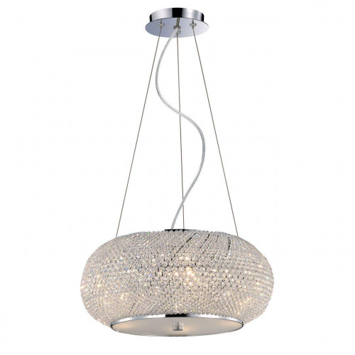 подвесной светильник ideal lux pasha sp6 cromo в Благовещенске