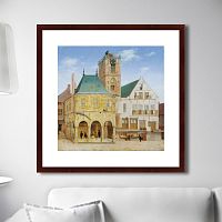 картина: the old town hall of amsterdam, 1657г. в Благовещенске