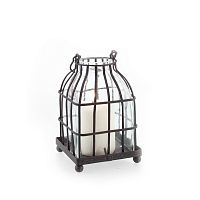 подсвечник-фонарь металлический со стеклом bird in cage i, 15 см в Благовещенске
