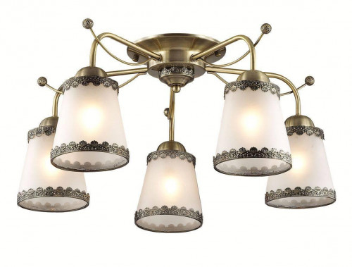 потолочная люстра lumion abbi 3266/5c белая в Благовещенске