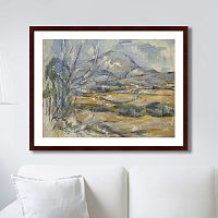 картина: montagne sainte-victoire, 1890г. в Благовещенске