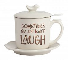чайный набор sometimes you just have to laugh в Благовещенске