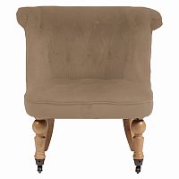 кресло amelie french country chair светло-коричневое в Благовещенске