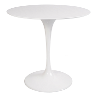 стол eero saarinen style tulip table top mdf d80 глянцевый белый в Благовещенске