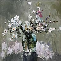 картина маслом красивые цветы fiori в Благовещенске