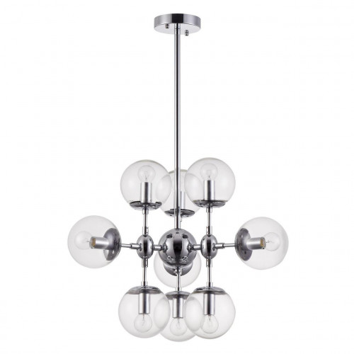 подвесная люстра freya richard fr5596pl-09ch хром в Благовещенске