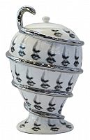 декоративная ваза с крышкой пьеро форназетти serpentino silver в Благовещенске