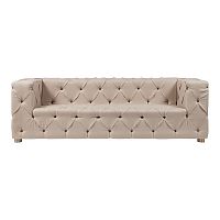 диван soho tufted прямой бежевый в Благовещенске