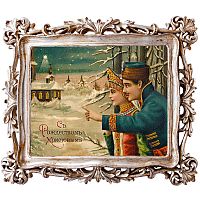 картина «с новым годом!» в раме «амели силвер», версия 18 в Благовещенске